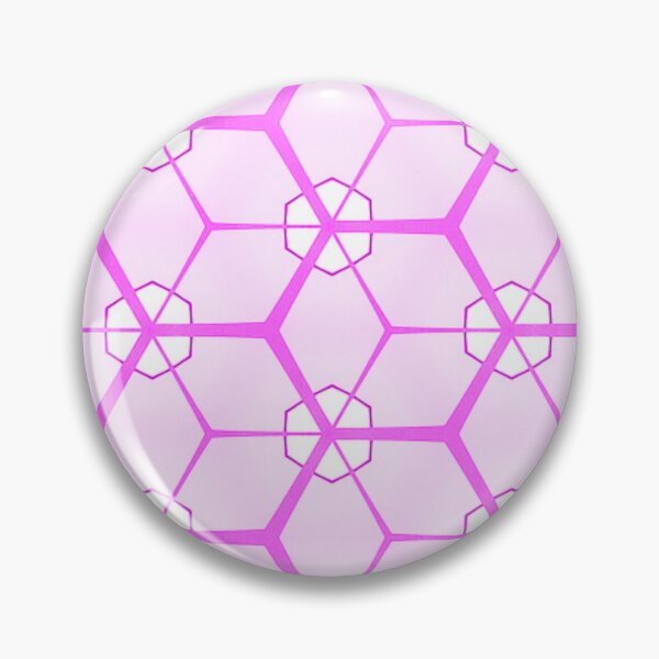 Item preview, Fushia hexagons designed and sold by Bright76.