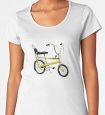 CHOPPER BIKE- Cool, iconic, graphic stylish 1970s bicycle Women's Premium T-Shirt