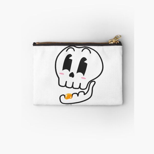 Item preview, Not so spooky gold tooth skull friend! designed and sold by colorfullyso.