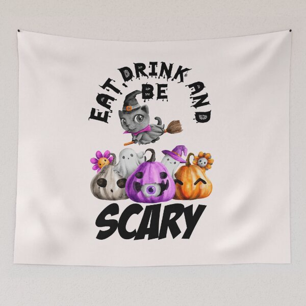 Item preview,   Eat Drink And be Scared designed and sold by Gothic Fantasy.