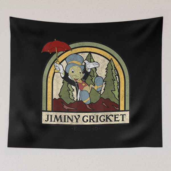Item preview, Pinocchio Jiminy Cricket Established 1940  designed and sold by CarolRogan.