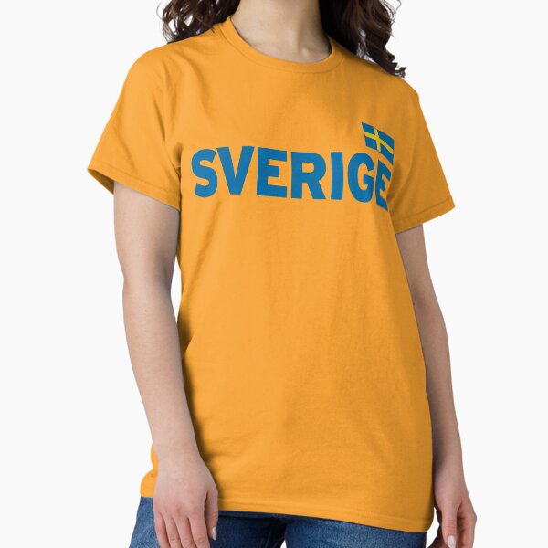 Aperçu de l'œuvre Drapeau de l'équipe nationale de Suède Sverige Soccer créée et vendue par pixeljamz.