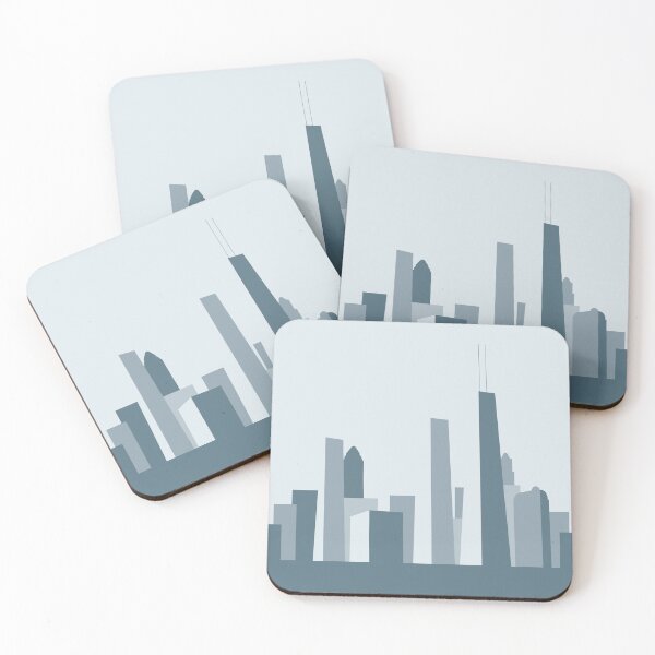 Item preview, Chicago Skyline (Blue) designed and sold by rachgoodman21.