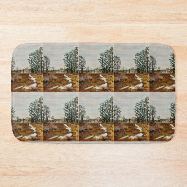 Item preview, Countryside Village oil pastels color  designed and sold by Puifai2489.