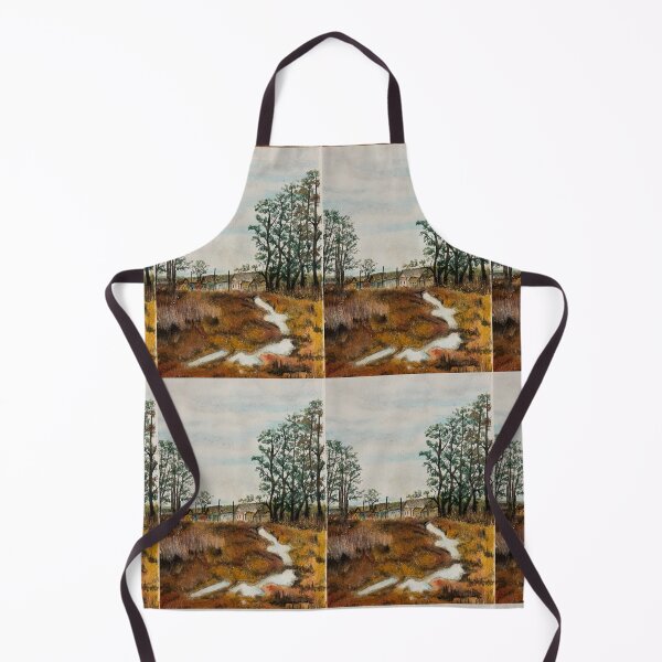 Item preview, Countryside Village oil pastels color designed and sold by Puifai2489.