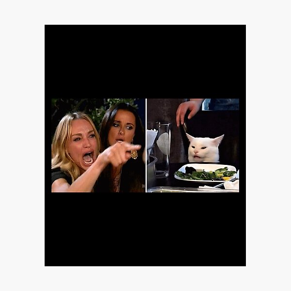Item preview, What is the Cat Meme? The 'Woman Yells At Cat' Meme, Explained designed and sold by AnneHempet.