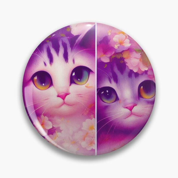 Aperçu de l'œuvre Chatons violets créée et vendue par PurrincessAngie.