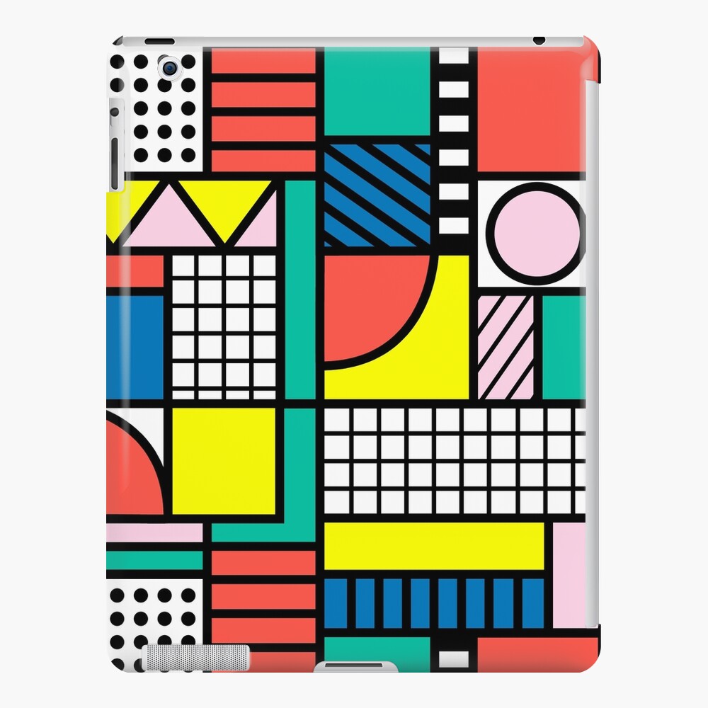 Memphis Color Block Poster by Polita