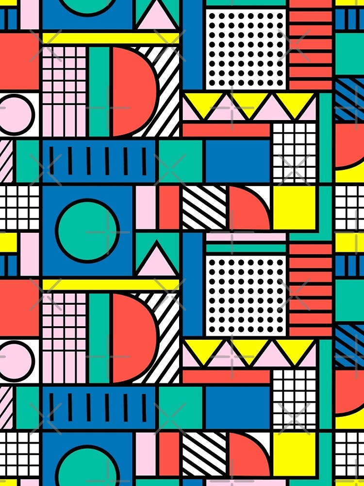 Memphis Color Block by PolitaStore