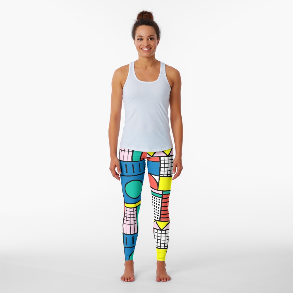 nike color block leggings