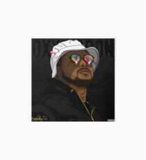 Schoolboy Q - Bucket hat and glasses Art Board