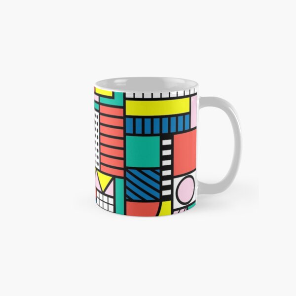 Memphis Color Block Classic Mug