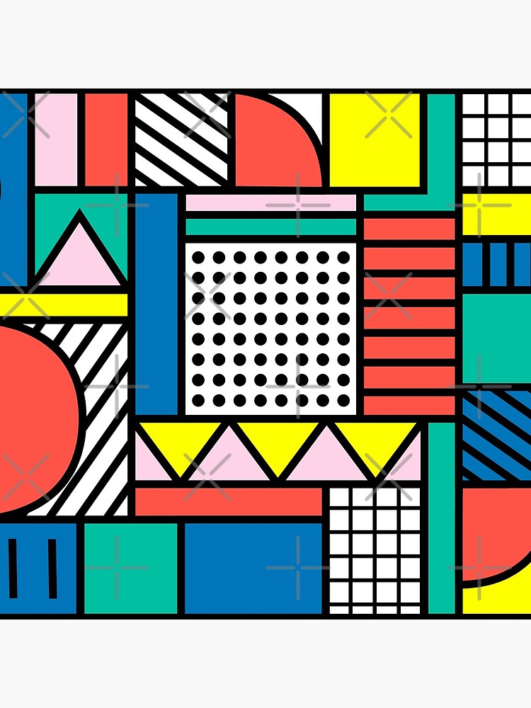 Memphis Color Block