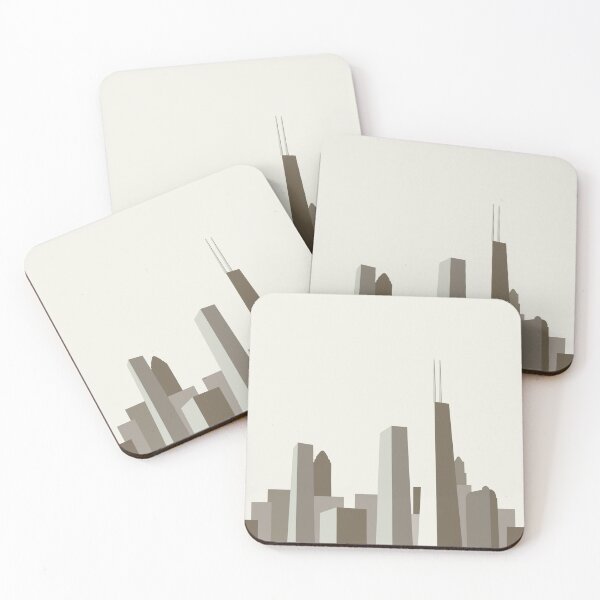 Item preview, Chicago Skyline (Brown) designed and sold by rachgoodman21.