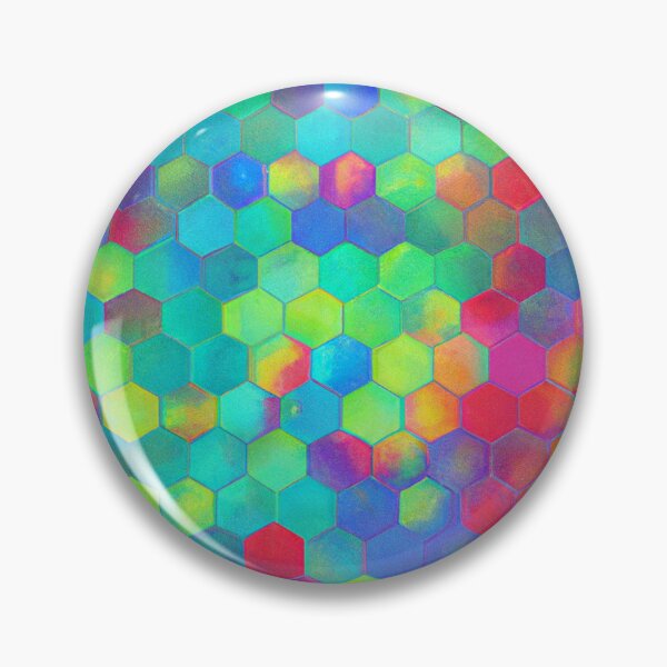 Item preview, Colorful Hexagons designed and sold by Zestpond.