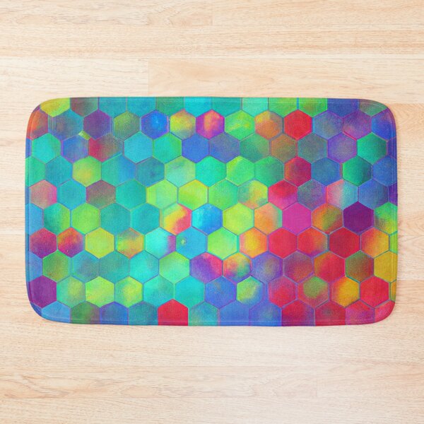 Item preview, Colorful Hexagons designed and sold by Zestpond.