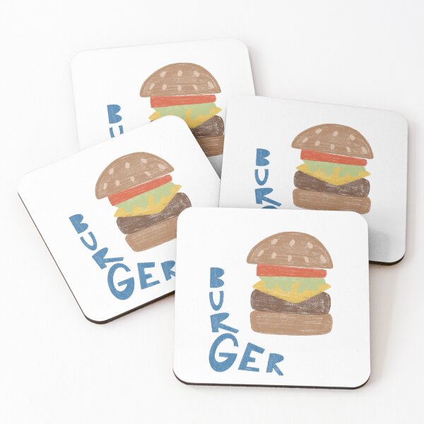 Item preview, Burger Illustration designed and sold by RebeccaRapp.
