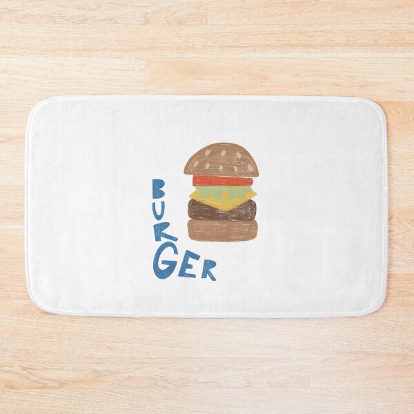 Item preview, Burger Illustration designed and sold by RebeccaRapp.