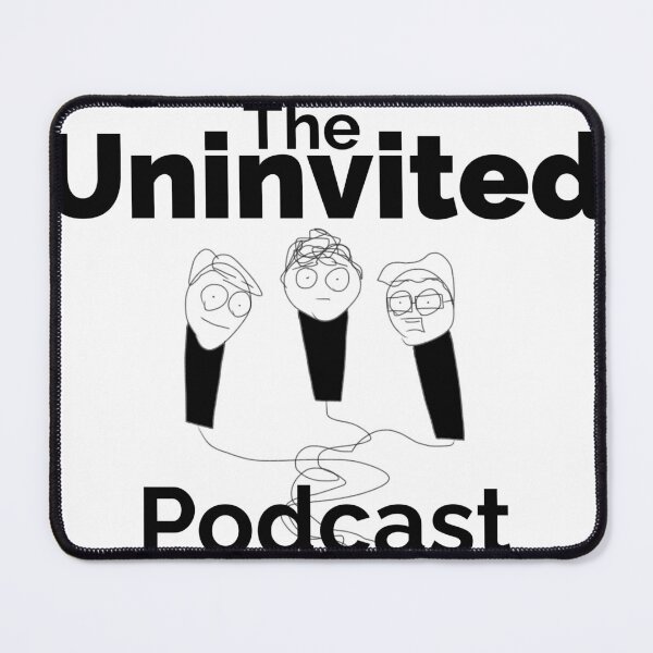 Item preview, Uninvited Podcast designed and sold by Joel Carter Ramadge.