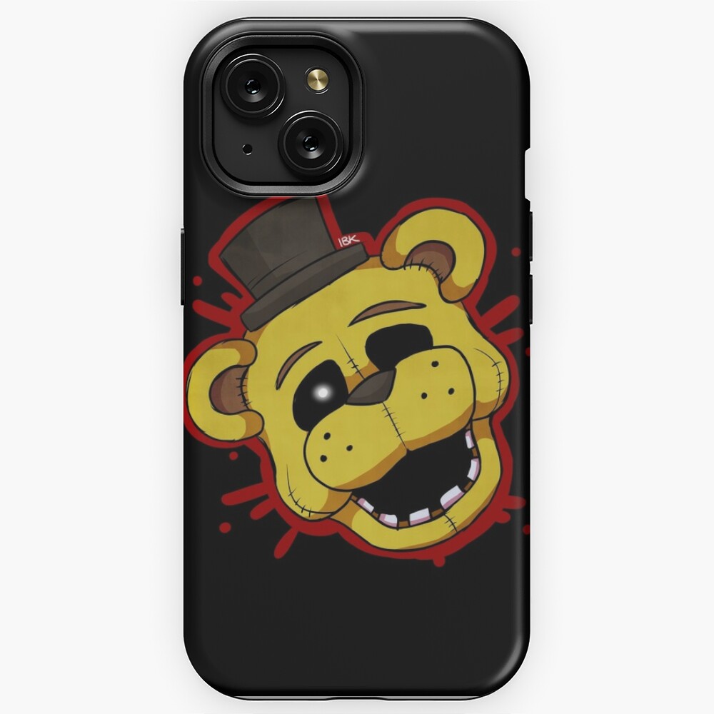 FNaF 1 Golden Freddy Head, Five Nights at Freddy's iPhone Case by  akushibluepaws