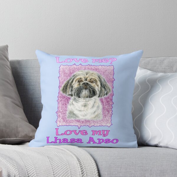 Item preview, Love Me Love My Lhasa Apso designed and sold by didielicious.