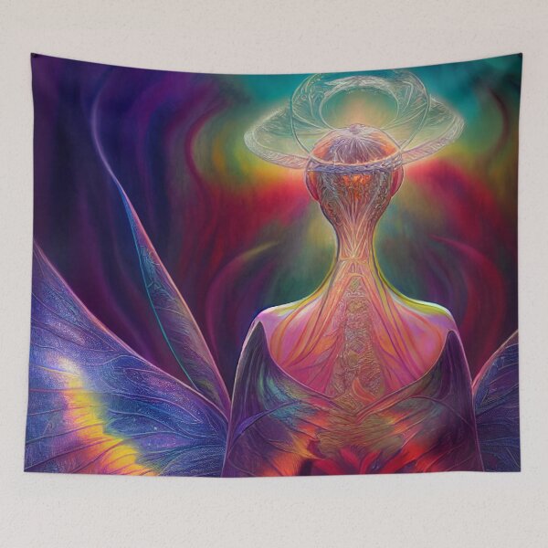 Item preview, Faerie With Angelic Halo designed and sold by fairytailsaiart.