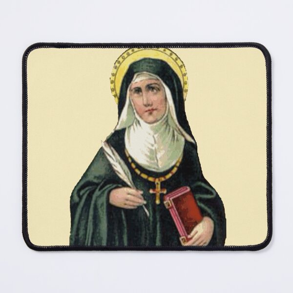 Item preview, St. Hildegard of Bingen Nun Saint designed and sold by softbluehum.