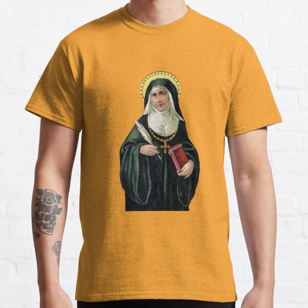 Vista previa del artículo con la obra «Santa Hildegarda de Bingen Monja Santa», diseñado y vendido por softbluehum.
