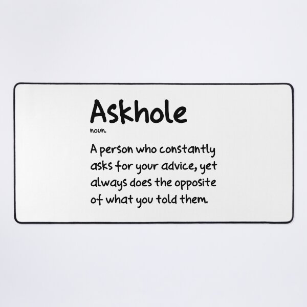 Item preview, Askhole Definition Funny designed and sold by allysmar.