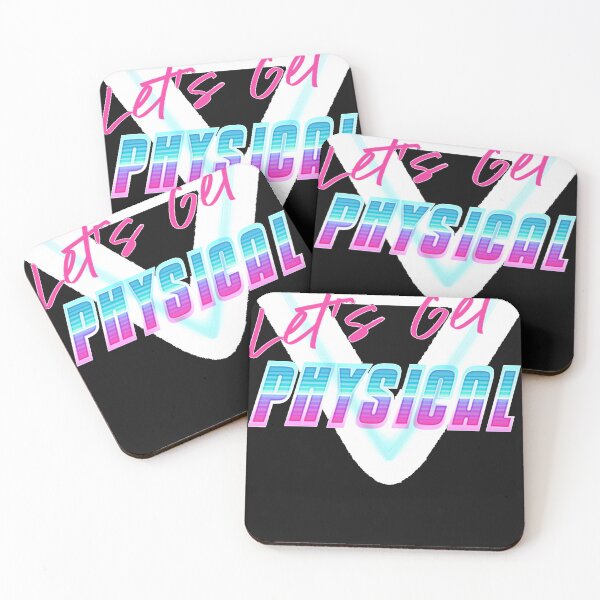 Item preview, Lets Get Physical Workout Gym Tee Rad 80'S Retro designed and sold by jessictchell.