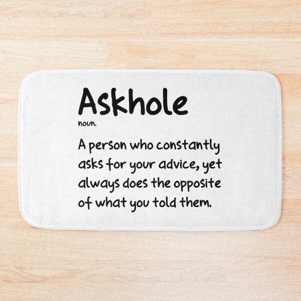 Item preview, Askhole Definition Funny designed and sold by allysmar.