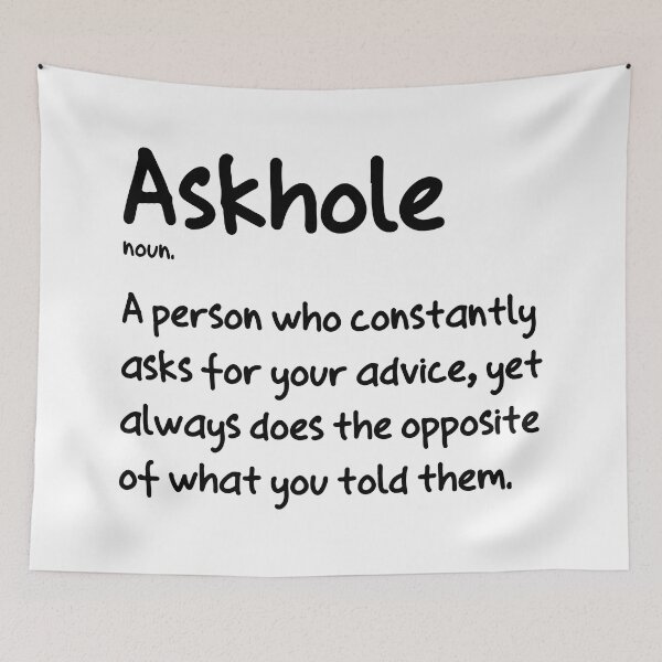Item preview, Askhole Definition Funny designed and sold by allysmar.