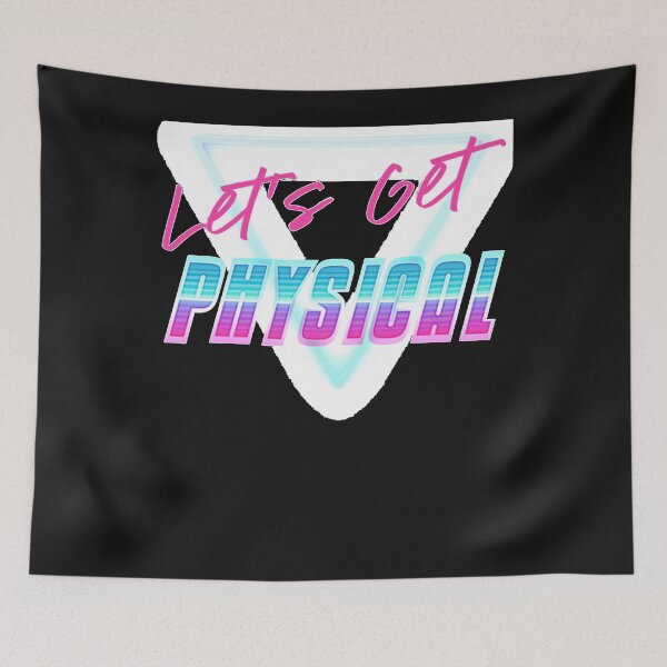 Item preview, Lets Get Physical Workout Gym Tee Rad 80'S Retro designed and sold by jessictchell.