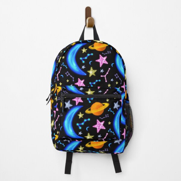 Item preview, Neon Galaxy Space Astronomy Colorful Pattern designed and sold by By Aurora Sky.