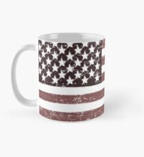 Taza clásica Bandera estadounidense se desvaneció - diseño retro vintage de Estados Unidos