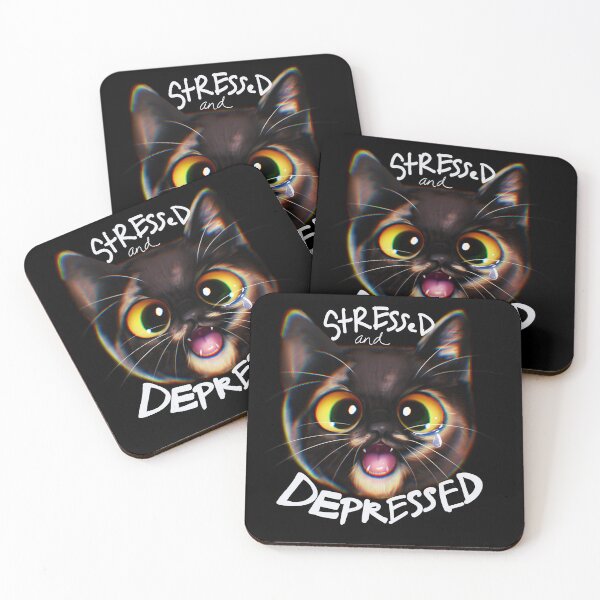 Item preview, Stressed and Depressed designed and sold by Amanda Excell.