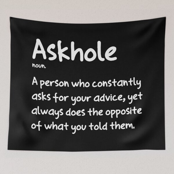 Item preview, Askhole Definition Funny designed and sold by allysmar.