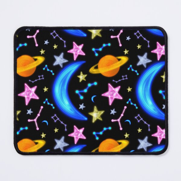 Item preview, Neon Galaxy Space Astronomy Colorful Pattern designed and sold by By Aurora Sky.