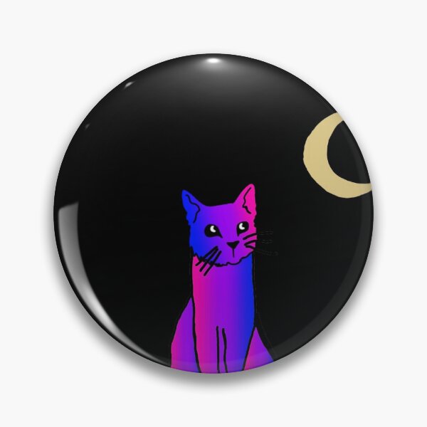 Item preview, Moon gaze cat  designed and sold by Hobbieink.