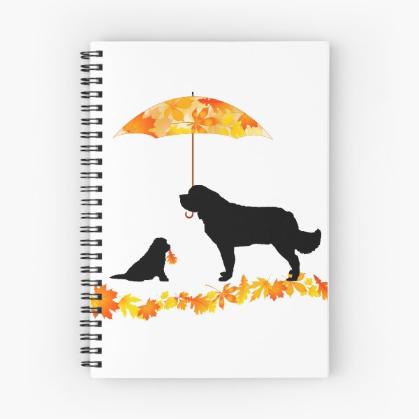 Item preview, Newfoundland Dog Fall Scene designed and sold by Christine Mullis.