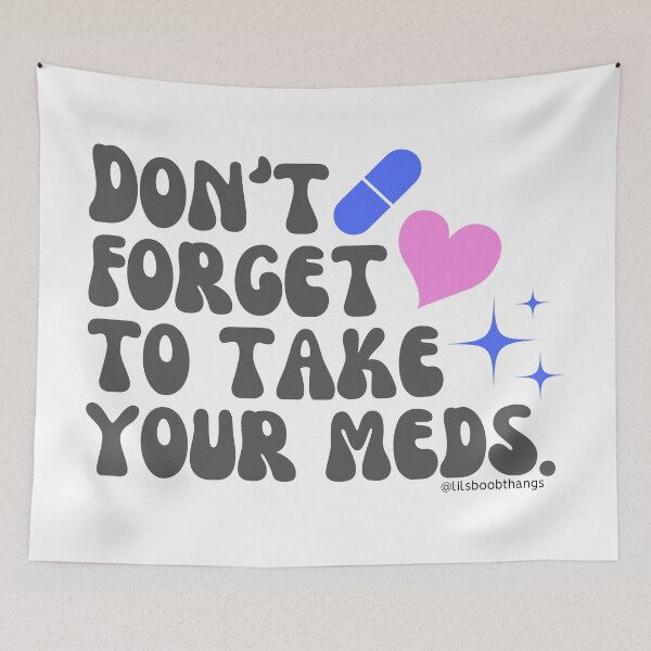 Item preview, Don't forget to take your meds. v3 | lilsboobthangs designed and sold by lilsboobthangs.
