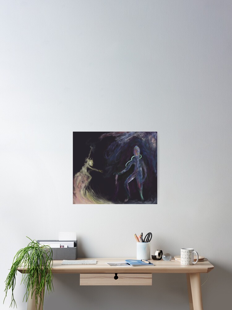 Aperçu 2 sur 3. Poster avec l'œuvre Snakecharmer créée et vendue par Rafahell.