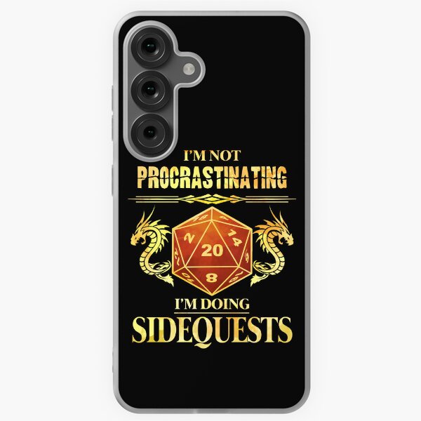 Item preview, I'm Not Procrastinating I'm Doing Sidequests D20 RPG designed and sold by D20Tees.