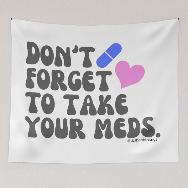 Item preview, Don't forget to take your meds. v4 | lilsboobthangs designed and sold by lilsboobthangs.
