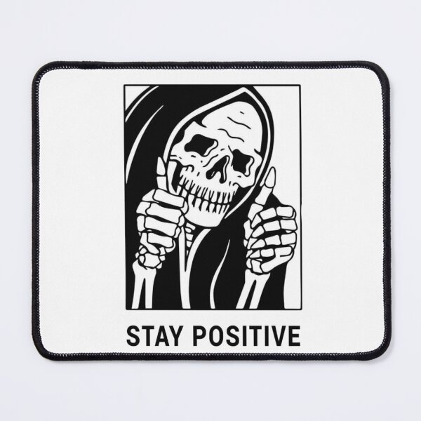 Item preview, Stay Positive , Reaper , Waterproof Sticker , Hydro Flask designed and sold by Wiseth-.