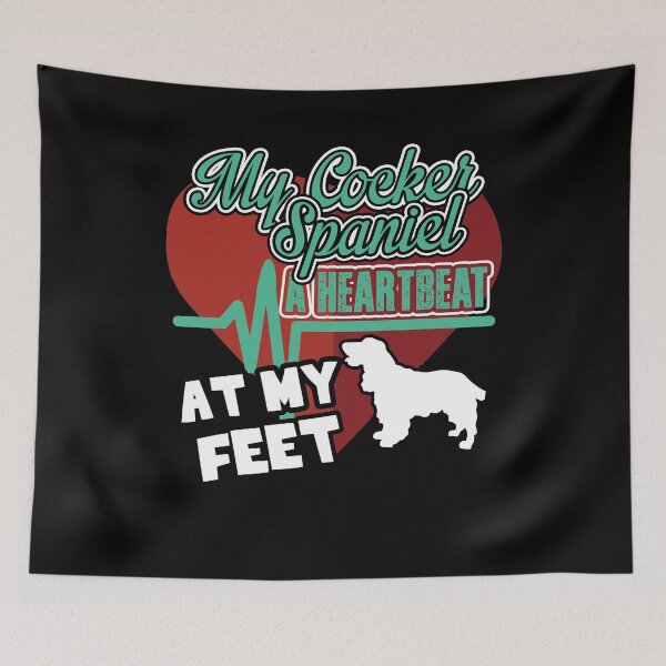 Item preview, My Cocker Spaniel A Heartbeat At My Feet designed and sold by UnknownArtistt.