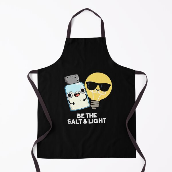 Item preview, Be The Salt And Light Funny Bible Puns (Dark BG) designed and sold by punnybone.