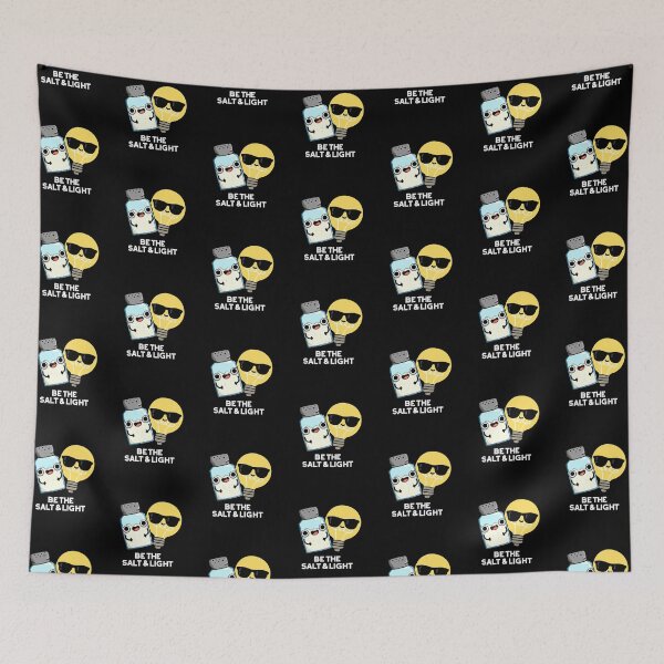 Item preview, Be The Salt And Light Funny Bible Puns (Dark BG) designed and sold by punnybone.