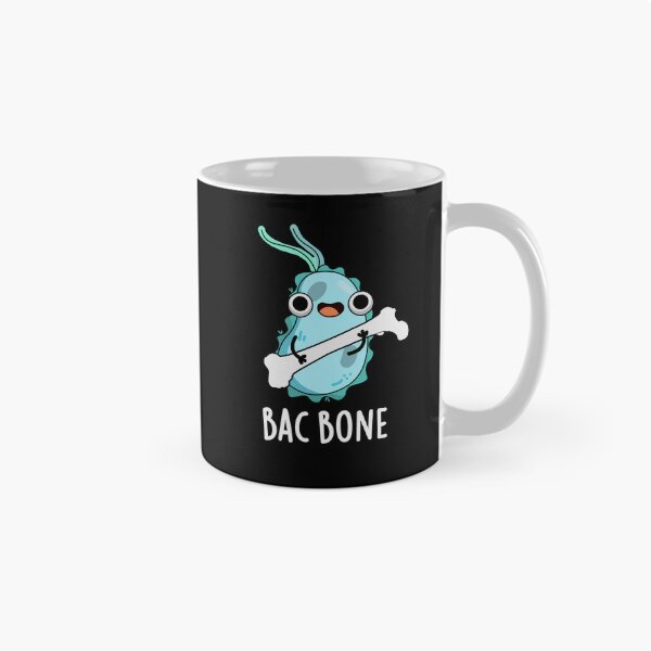 Item preview, Bac Bone Funny Bacteria Puns (Dark BG) designed and sold by punnybone.