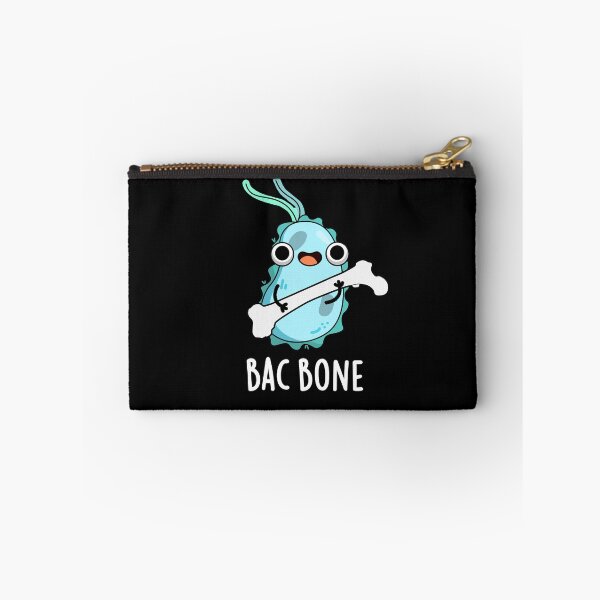 Item preview, Bac Bone Funny Bacteria Puns (Dark BG) designed and sold by punnybone.